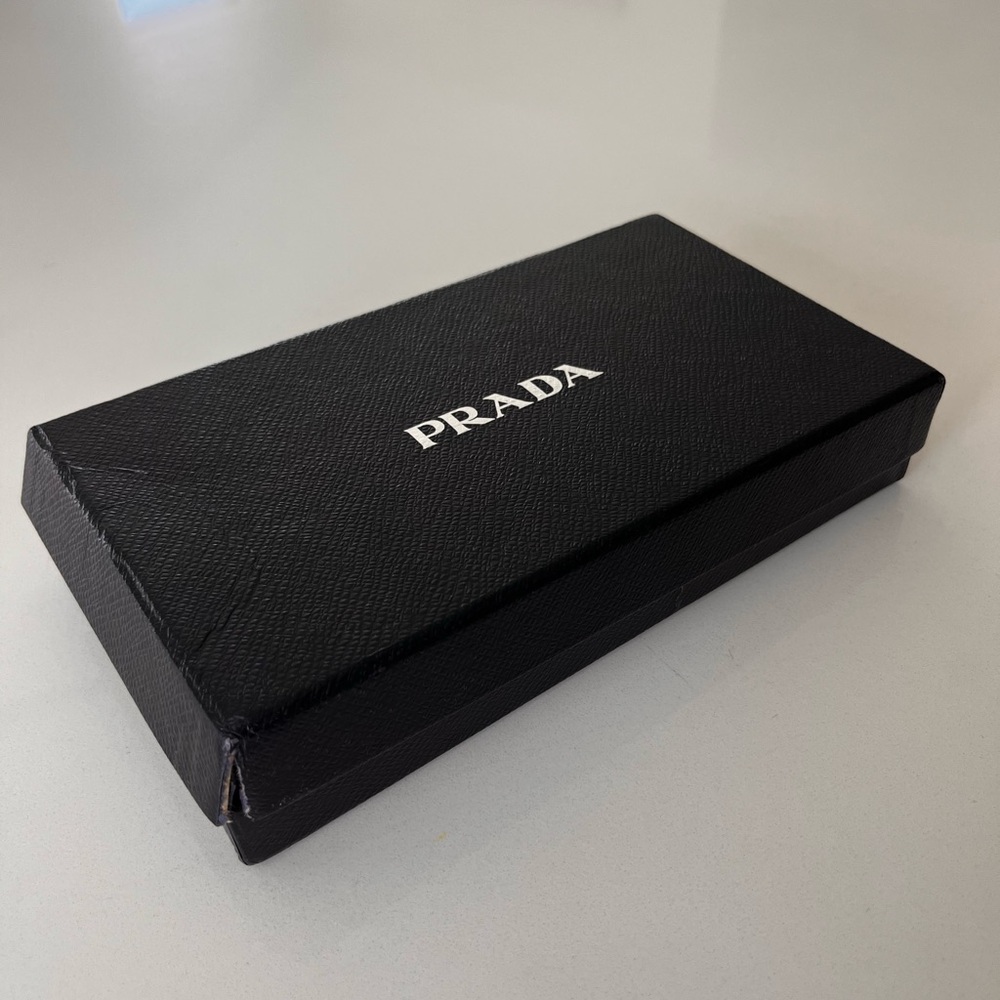 Authentic Prada Beige Leather Long Wallet - Picture 14 of 14